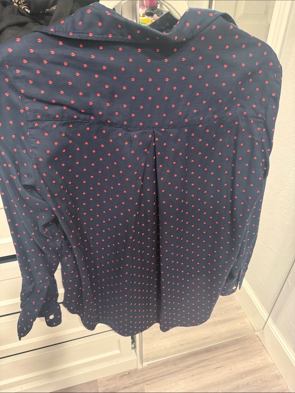 Grayson Navy Button-Down Shirt with lady bug Print - Picture 5 of 5